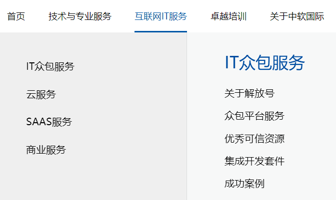 中軟國際的產(chǎn)品